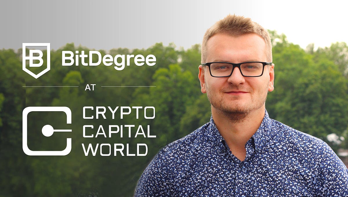 BitDegree Attends The Crypto Capital World Conference | by BitDegree |  BitDegree