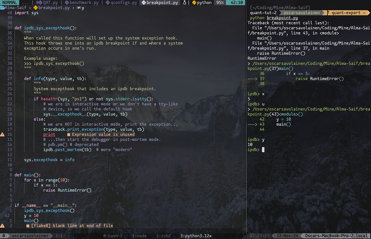 My favourite Python snippets. I’ve coded Python full time for half a ...