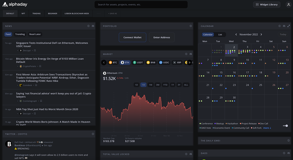 Ten Useful Crypto Tools & Projects | by DeFi Dude | Medium