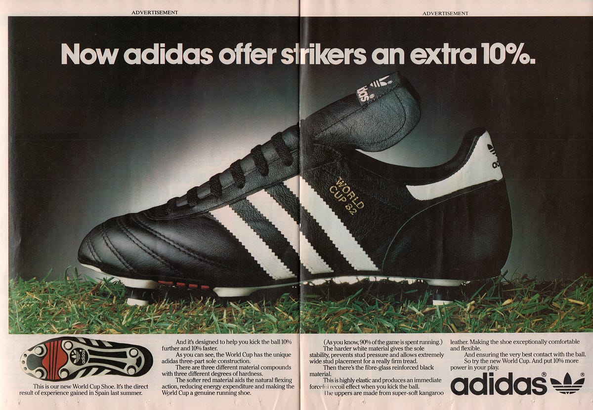 How I fell in love with the Adidas World Cup football boot | by Anthony  Teasdale | Medium