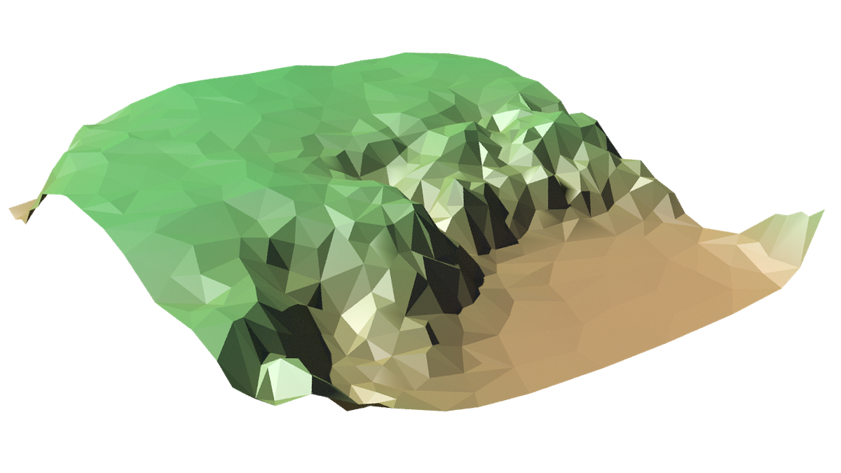 Low poly diorama in Houdini — image render by Werys Game Studio May