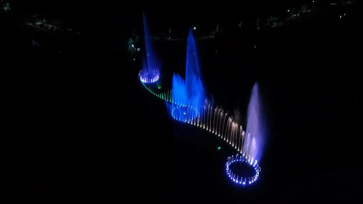 Floating Music Fountain 65M Musical Water Fountain, India 2023 | by ...