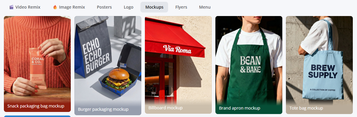 Product mockup generator