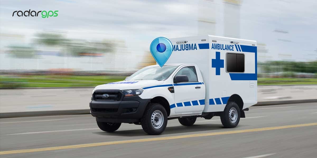 Why is a vehicle tracker used in an ambulance fleet? by radar gps