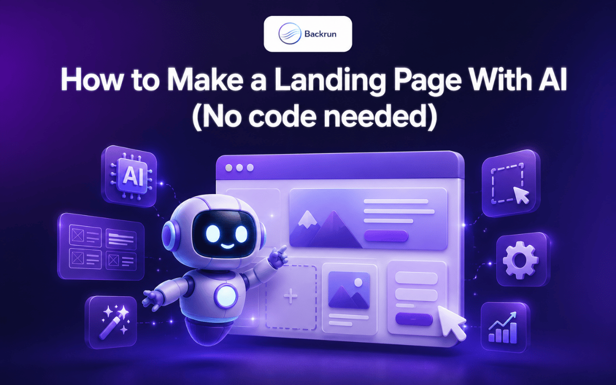 How to Make a Landing Page With AI (No code needed)