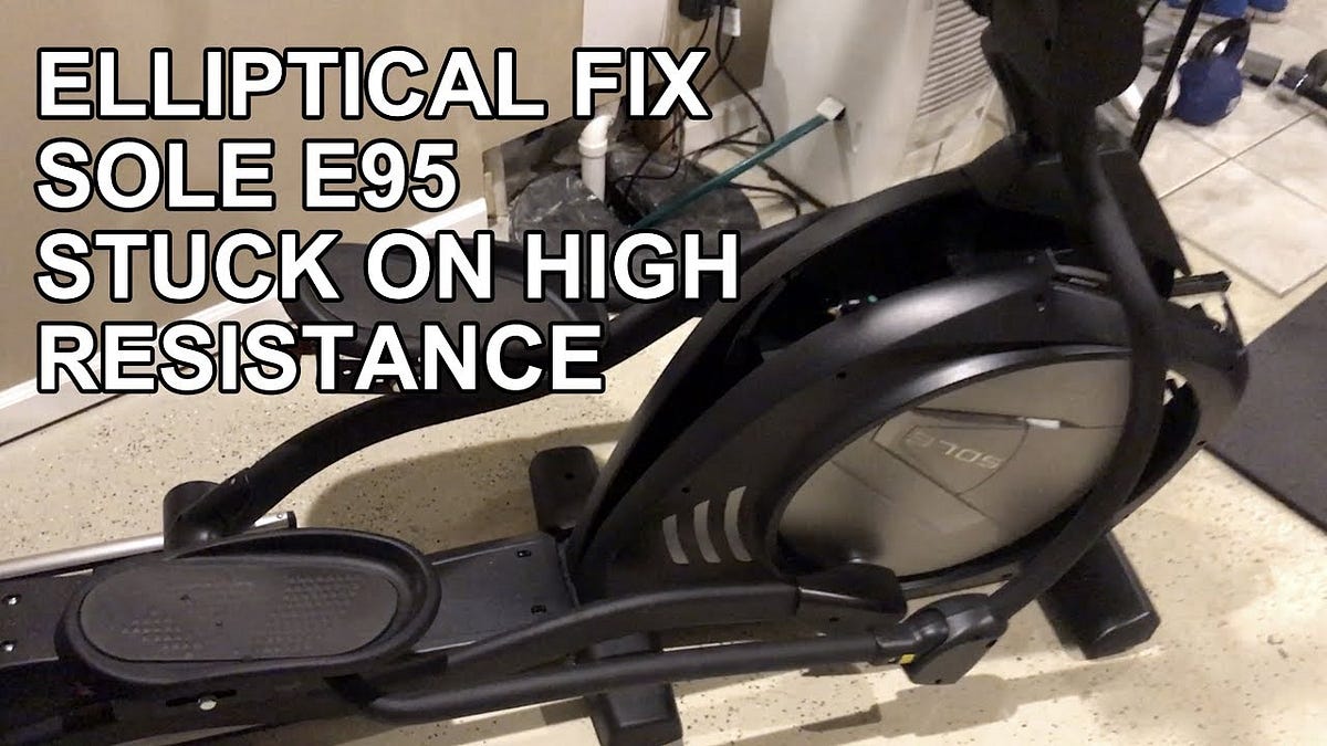 Sole Elliptical Stuck on High Resistance Cardio Point Medium