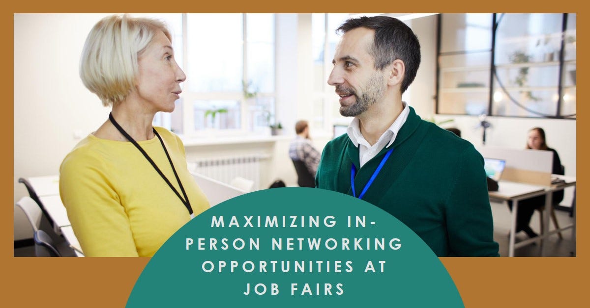 Navigating Job Fairs Mastering InPerson Networking Opportunities Medium