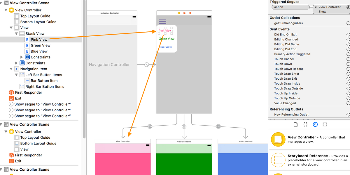 Making a Hamburger (slideout) Menu in Swift 3 by Erica Millado Yay
