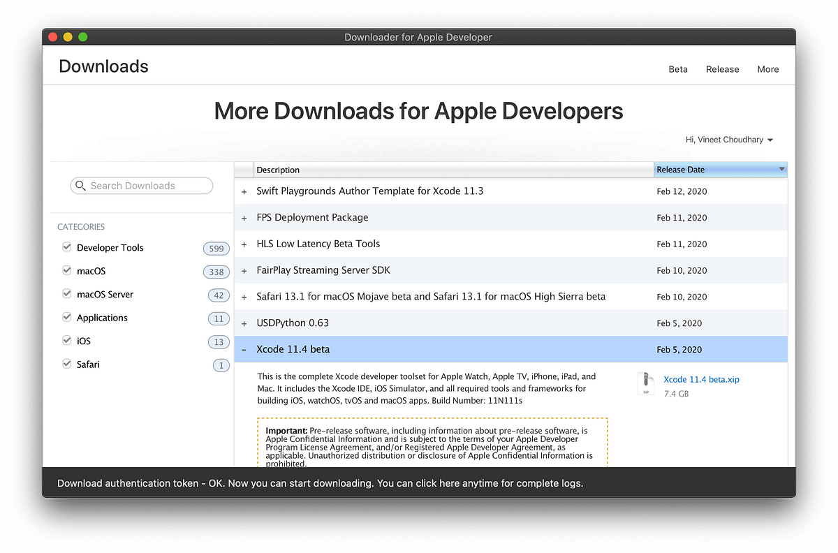 Download Xcode and other Developer Tools up to 16 times faster by