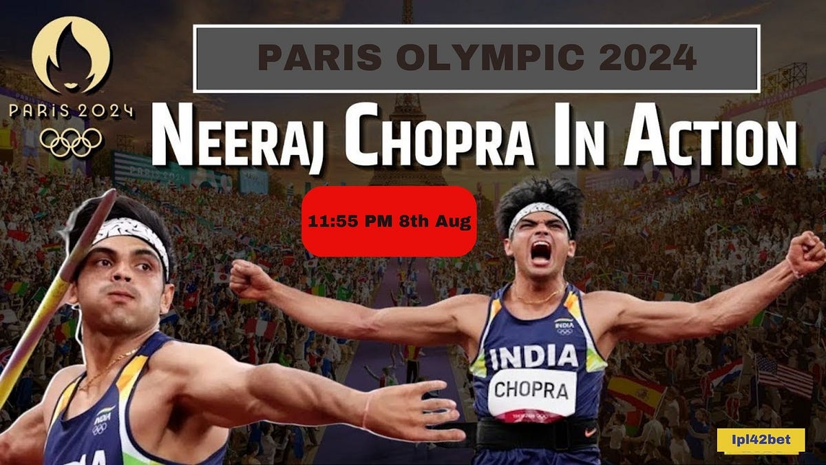 Neeraj Chopra’s Javelin Throw Final at Paris Olympics 2024 by