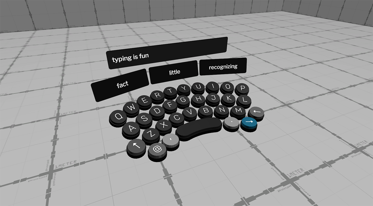 Keyboard Input for Virtual Reality | by Jonathan Ravasz | UX Collective