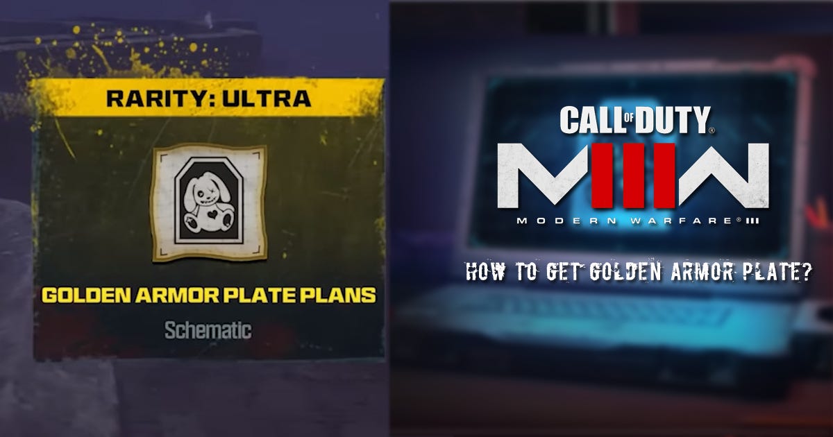 COD MWZ Guide How to Get Golden Armor Plate? by Craigtodd Dec