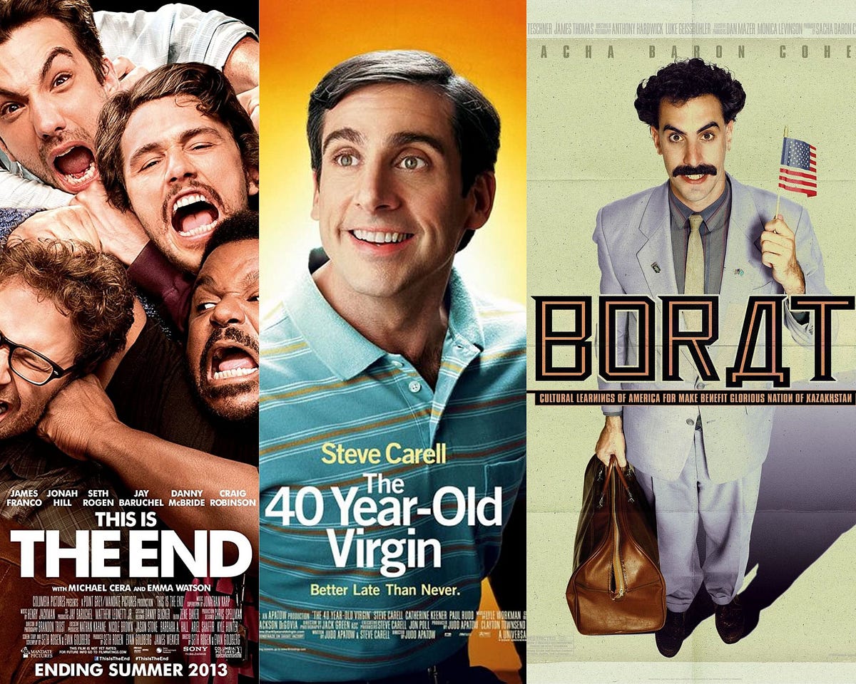Hollywood’s Funniest The Top 10 Comedies of the 21st Century by Aun