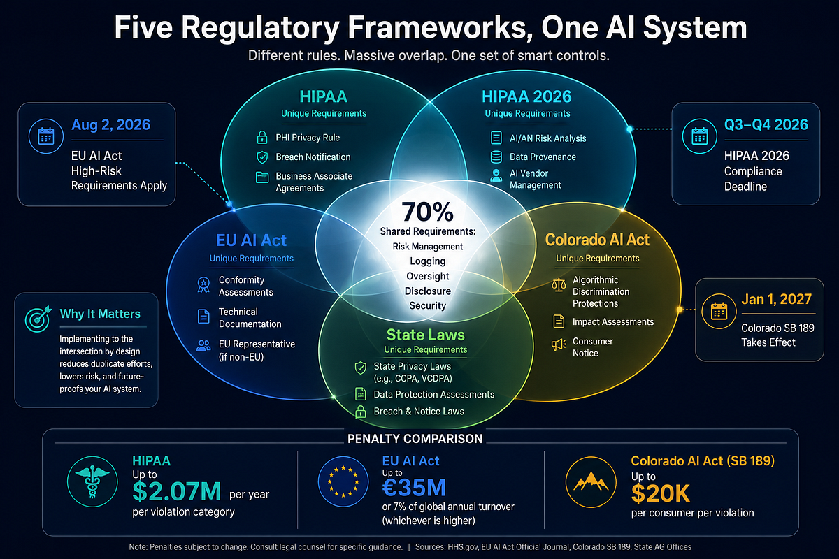 The Silicon Protocol: When Five Compliance Frameworks Apply to One AI System (2026)