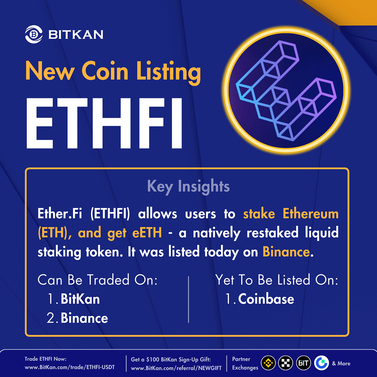 Where To Buy Ether.Fi (ETHFI)— BitKan Crypto Broker Exchange by