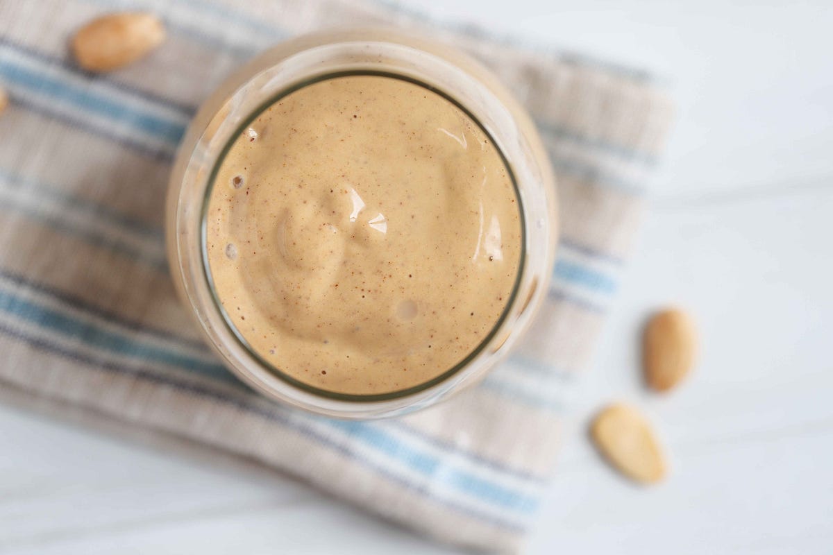Mango & Almond Butter Protein Smoothie by Ange Dim Medium