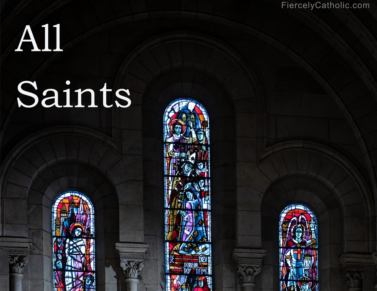All Saints Day. Also known as All Hallows Day… by Fiercely Catholic