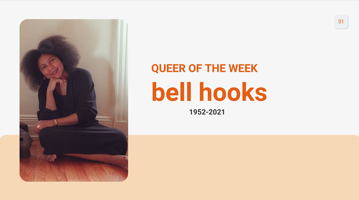 bell hooks Queer of the Week Medium