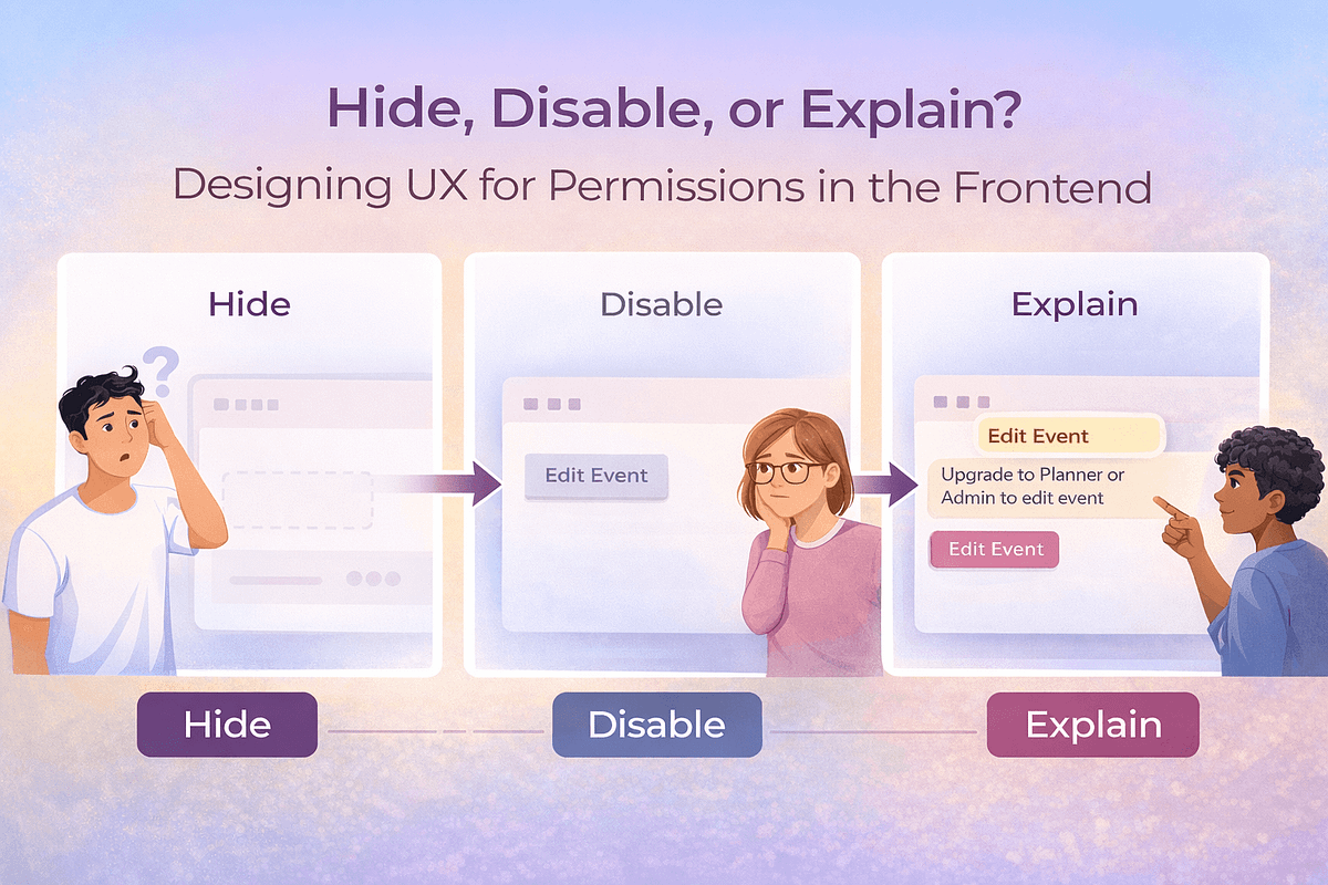 Should You Hide, Disable, or Explain? Designing UX for Permissions in ...