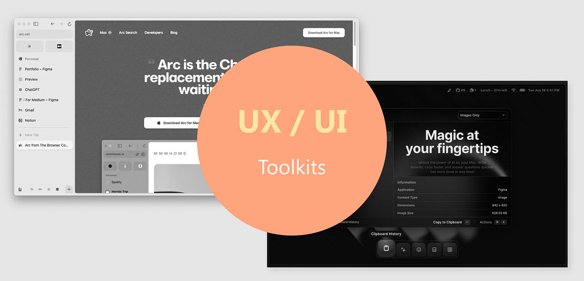 Toolkits for My UX Work | 設計工作的好幫手 — Introducing Arc & Raycast | by ...