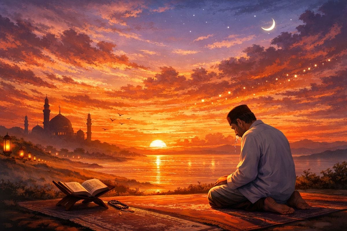 (Puisi) Saat Senja, Ketika Ramadan Pergi