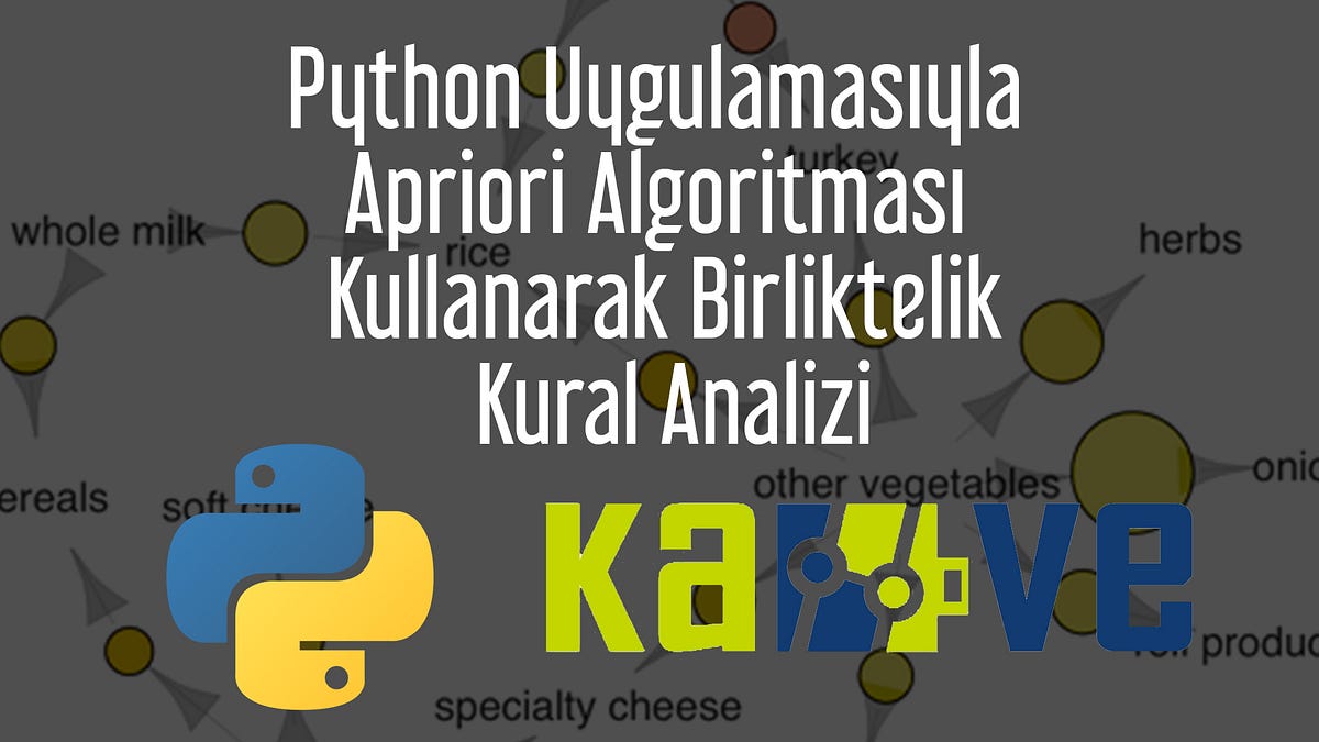 Python Uygulamasıyla Apriori Algoritması Kullanarak Birliktelik Kural ...