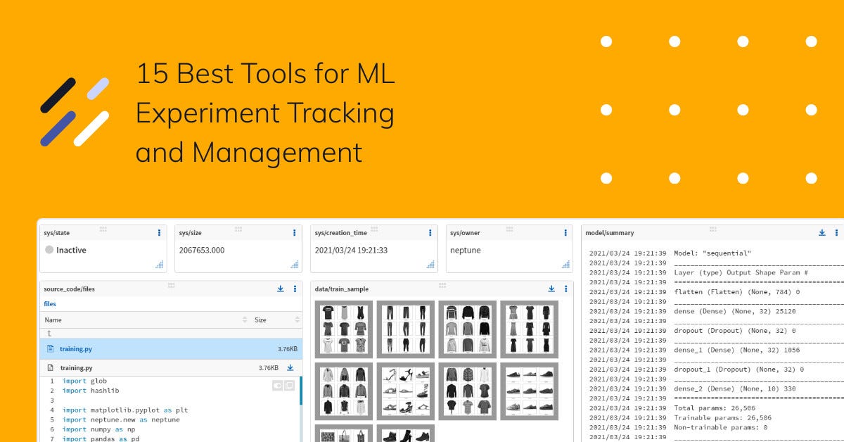 15 Best Tools for ML Experiment Tracking and Management | by Patrycja ...