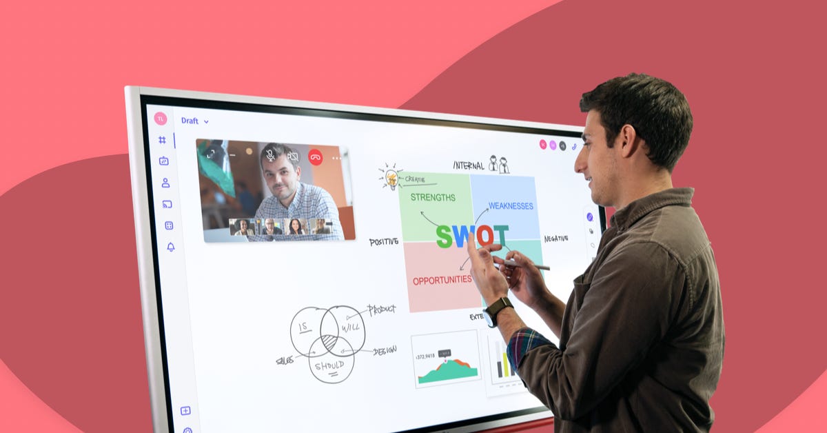 Vibe vs. Google Jamboard vs. Microsoft Surface Hub vs. Samsung Flip