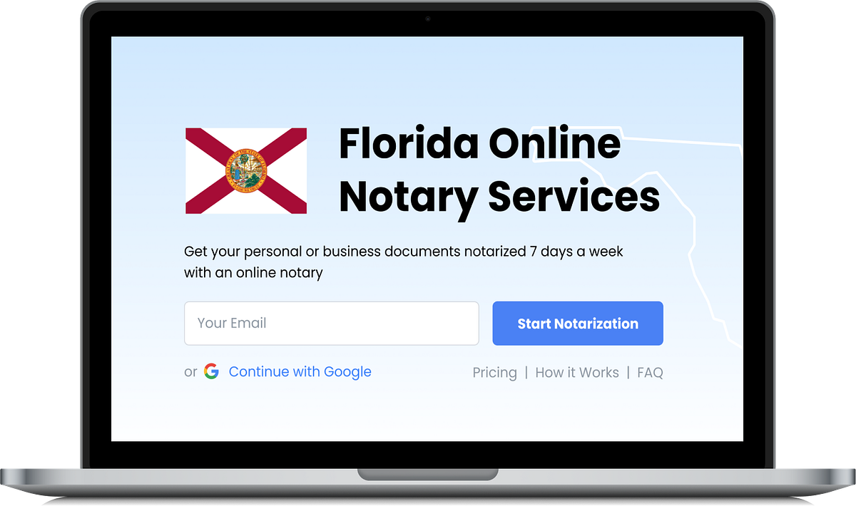 Florida’s Notary Services Go Digital The Online Notarization