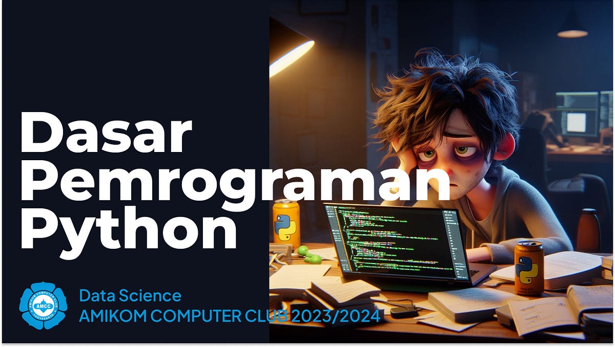DASAR PEMROGRAMAN PYTHON. Data Science AMCC (Amikom Computer… | by mf ...
