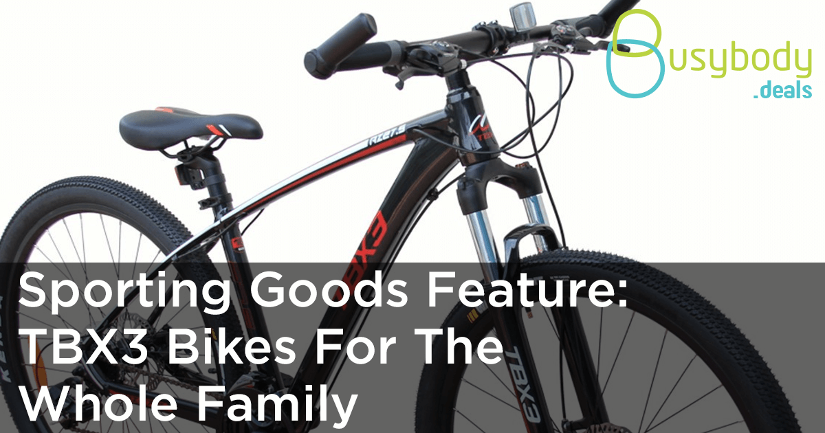 Sporting Goods Feature: TBX3 Bikes for the Whole Family, by Busybody.Deals