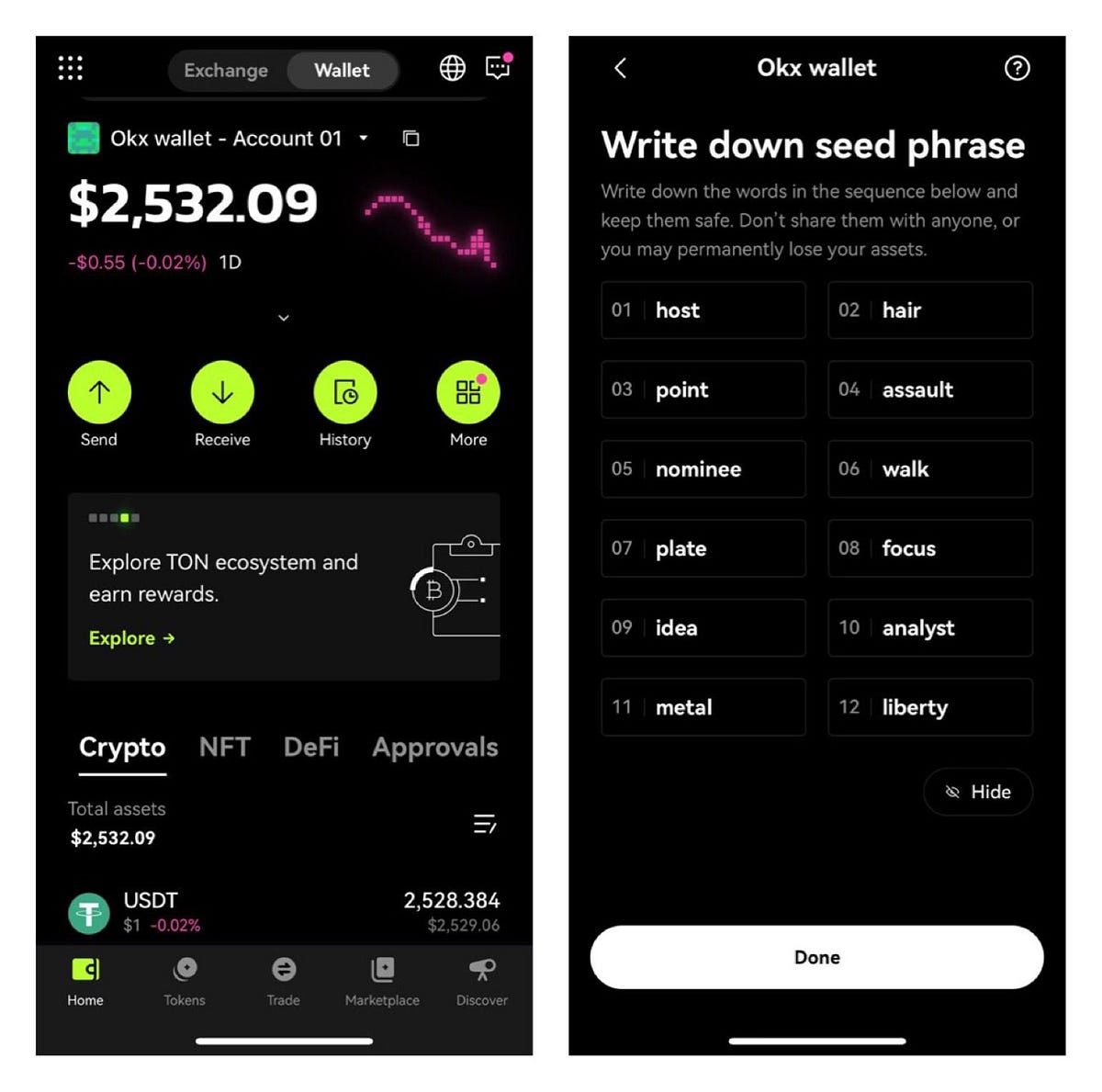 how can i send my. USDT From okx wallet to binance exchange? Ritaabin Medium
