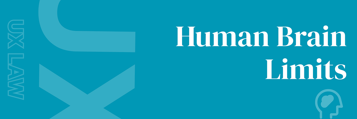 UX Laws That Actually Slap: The Human Brain Limits Edition (Ep- 3) | by ...