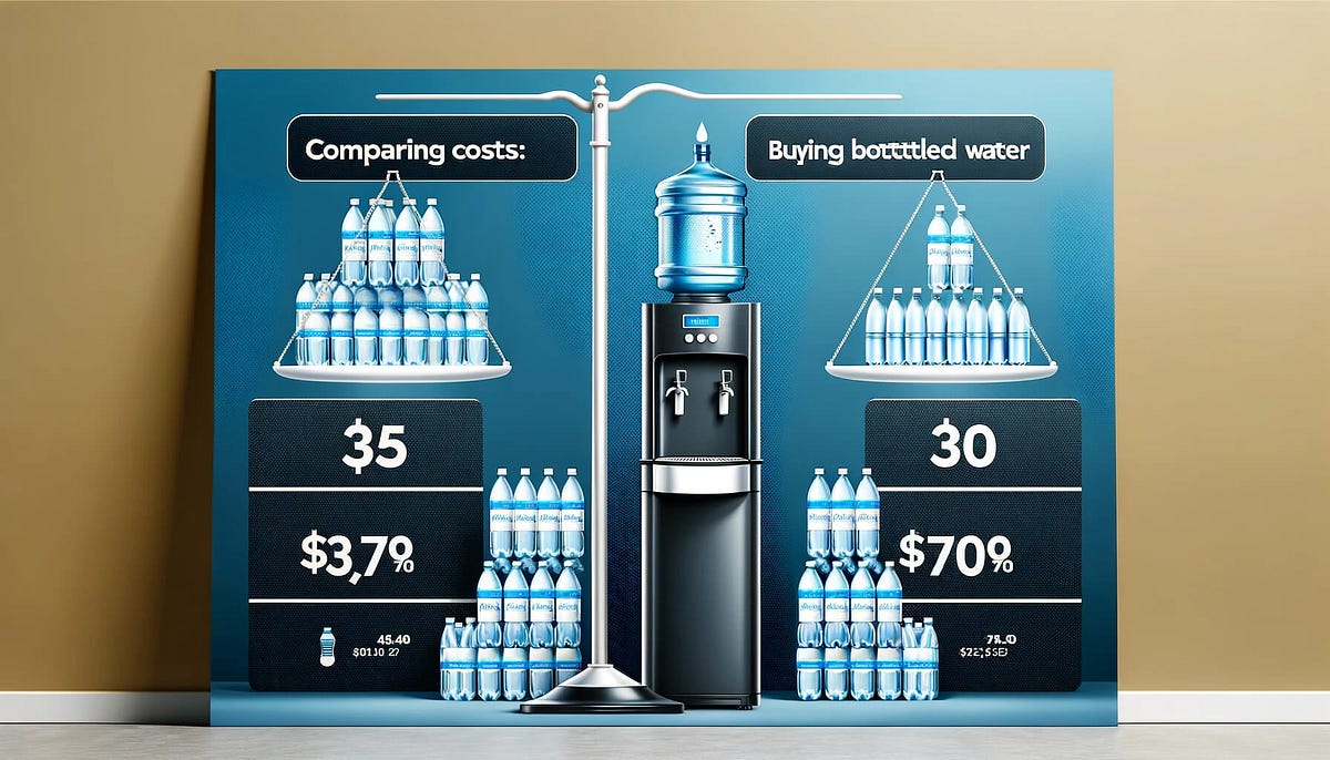Comparing Costs Renting a Water Dispenser vs. Buying Bottled Water