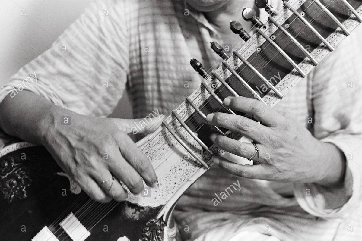 The Sitar Player. If the fluttering of fingers amongst… by Jared Brunner The Yale Herald