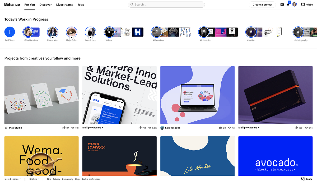 5 Secrets How Behance Can Make You a Better UX Designer | by Olha ...