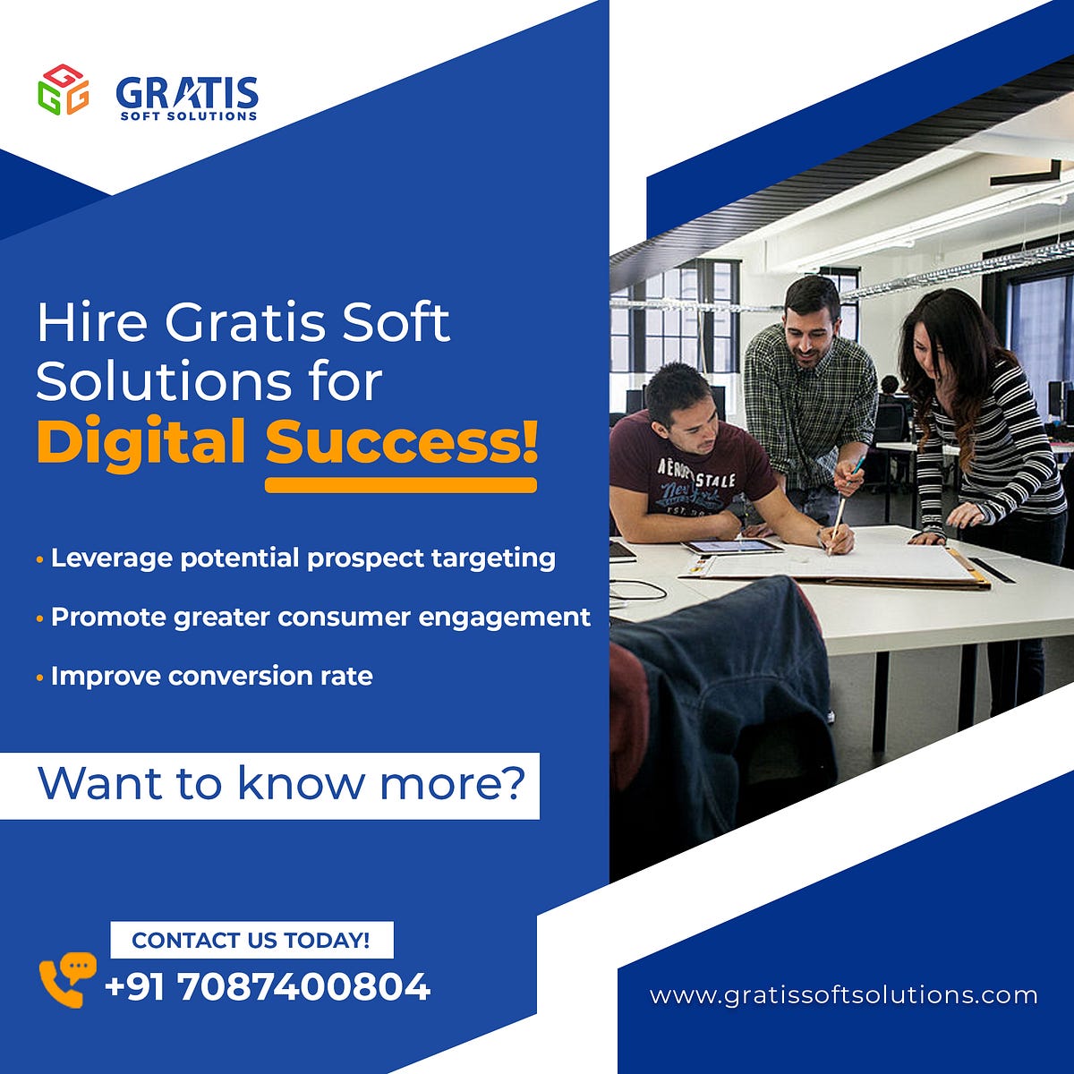 digital marketing services in zirakpur by GratiSoftSolutions Digital