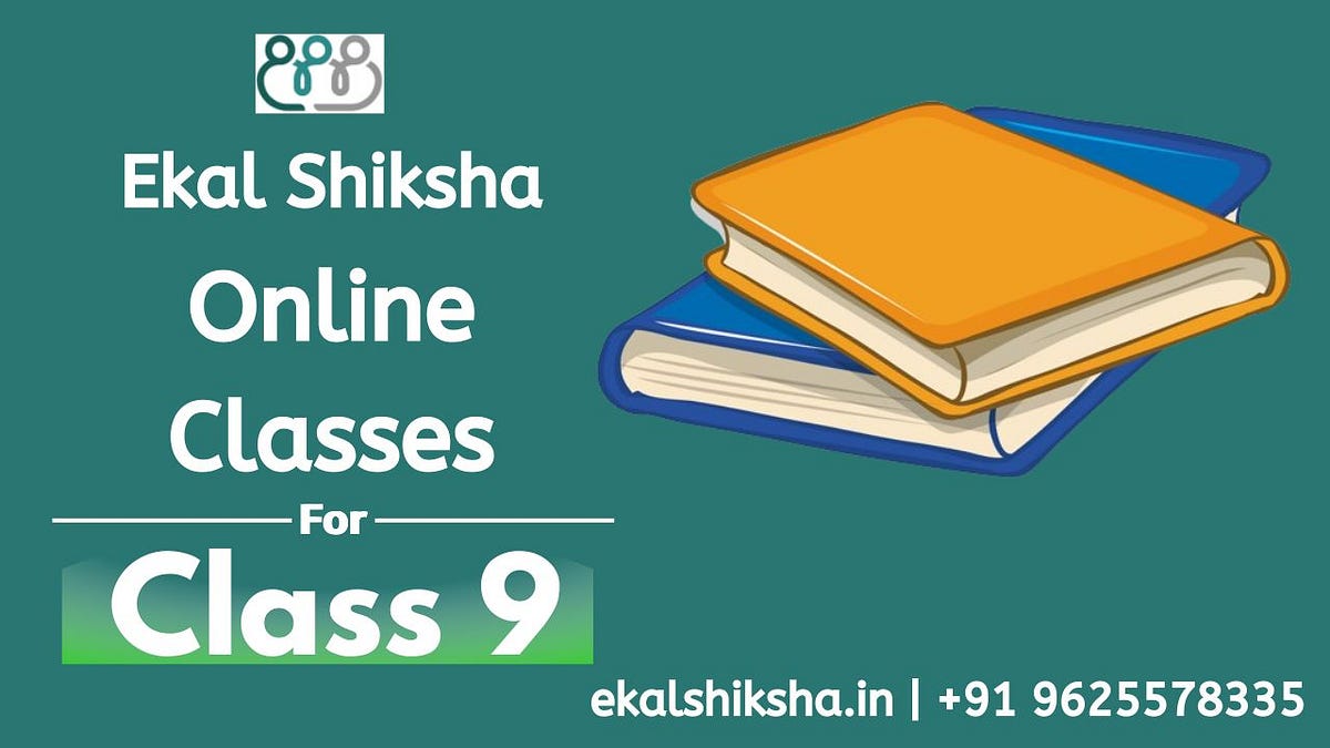 Online Classes For Class 9 - Ekal Shiksha - Medium