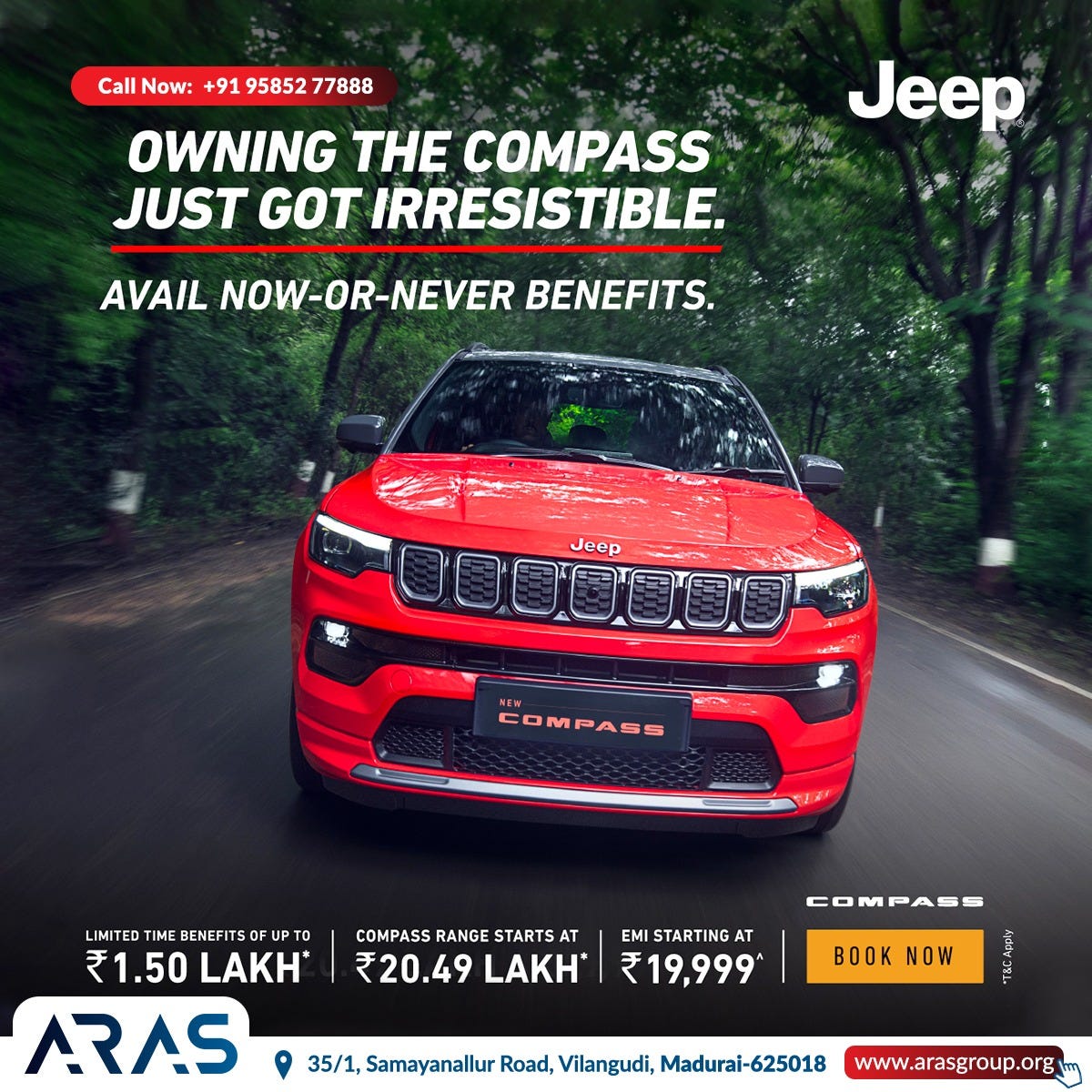 Jeep India releases the 2023 Compass 4X2, with a maximum price