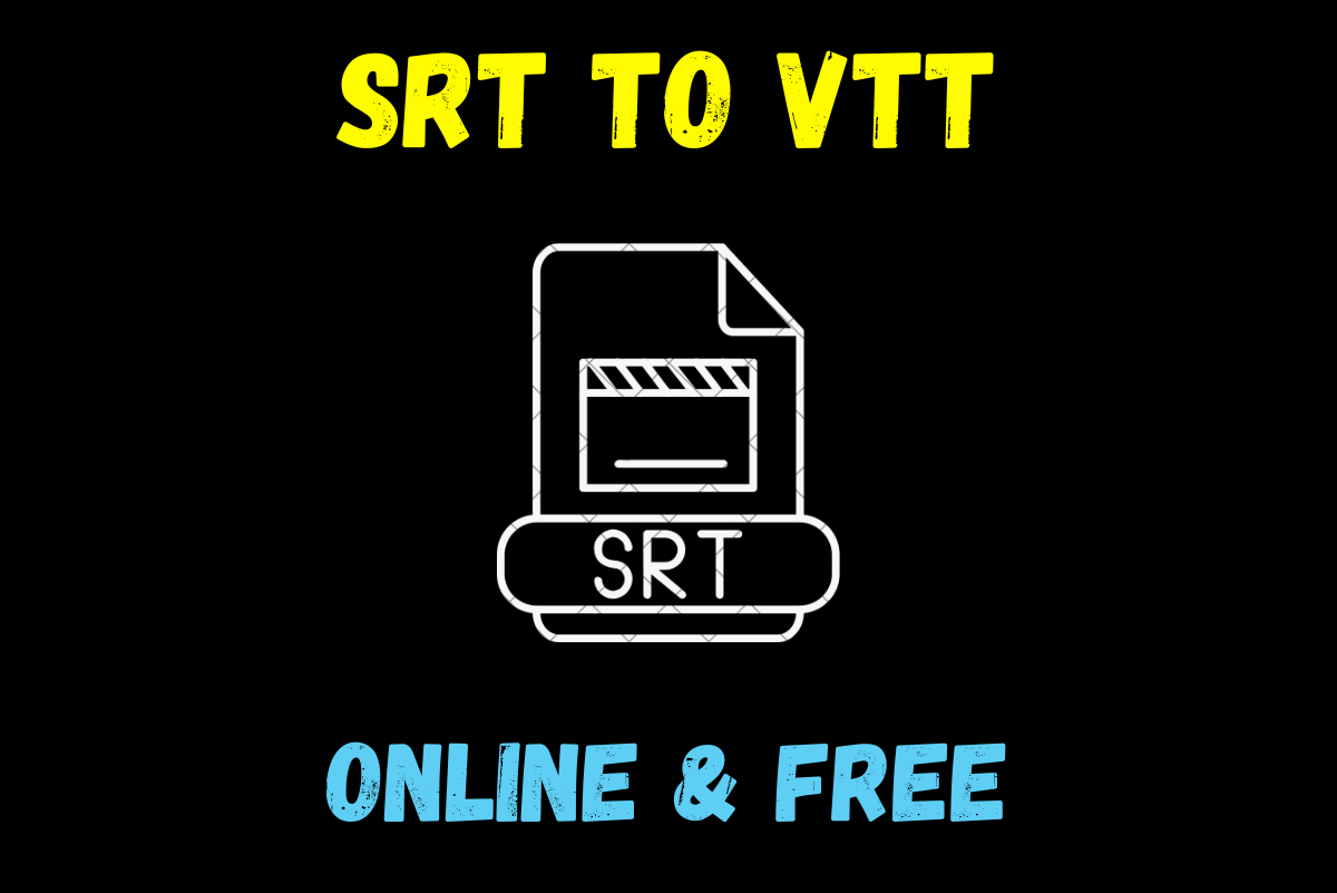 Best Online SRT to VTT Tool. If you work with video subtitles, you… | by  Abhishek Sharma | Medium