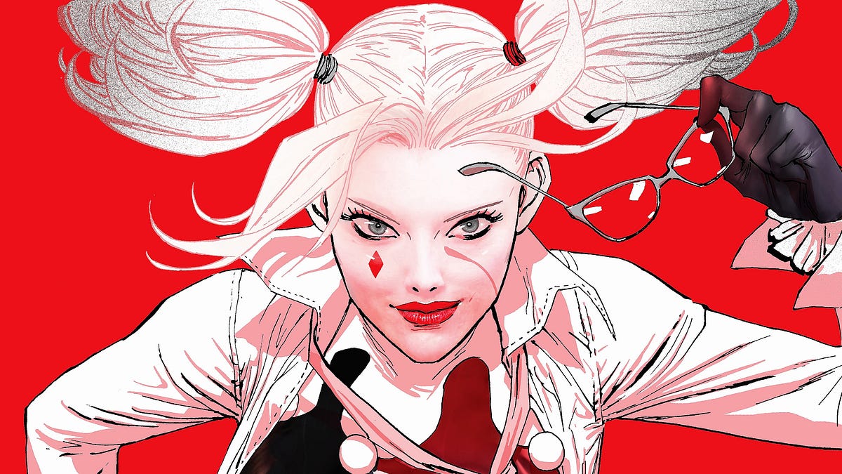 Harley Quinn Black White Redder Takes Fans Deeper Into Harley S 