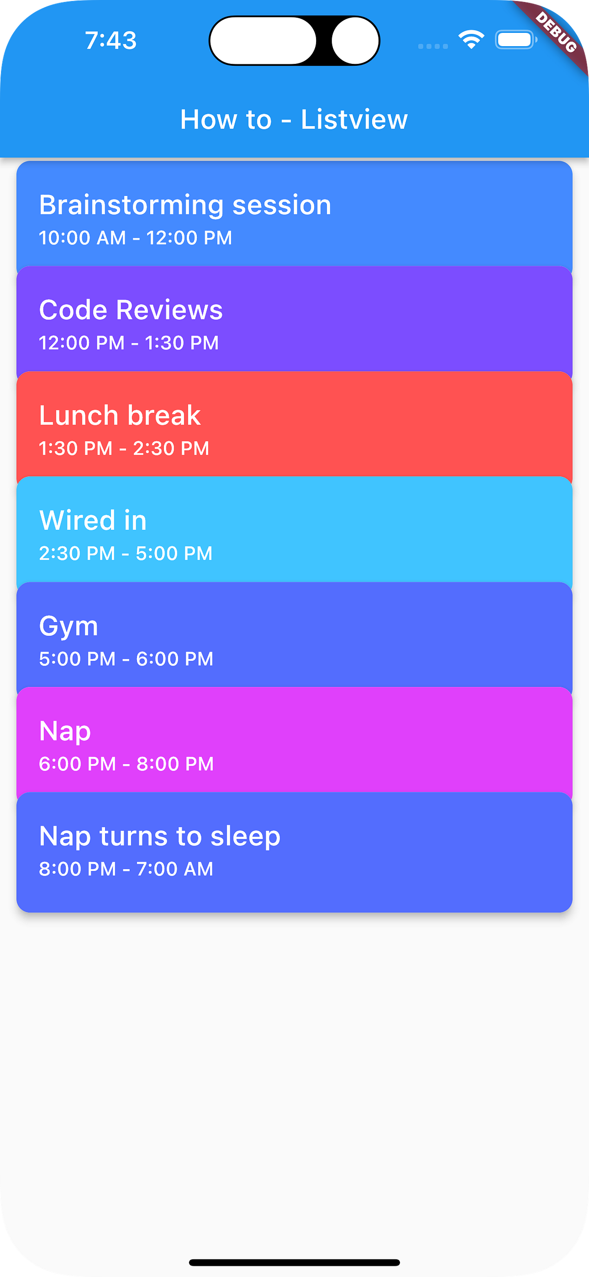 How to create stacked ListViews in Flutter with 3 easy steps | by ...