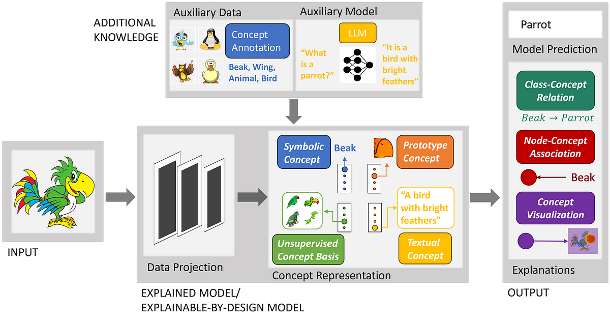 C-XAI: Concept-based Explainable AI | by Gabriele Ciravegna | Medium
