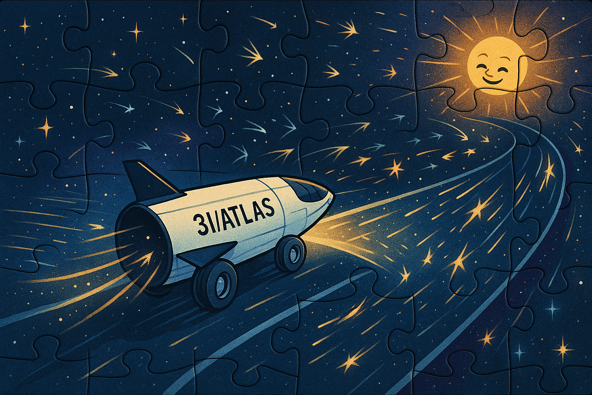When Light Doesn’t Behave: 3I/ATLAS Puzzle  by Liena Dreams  Oct, 2025  Medium