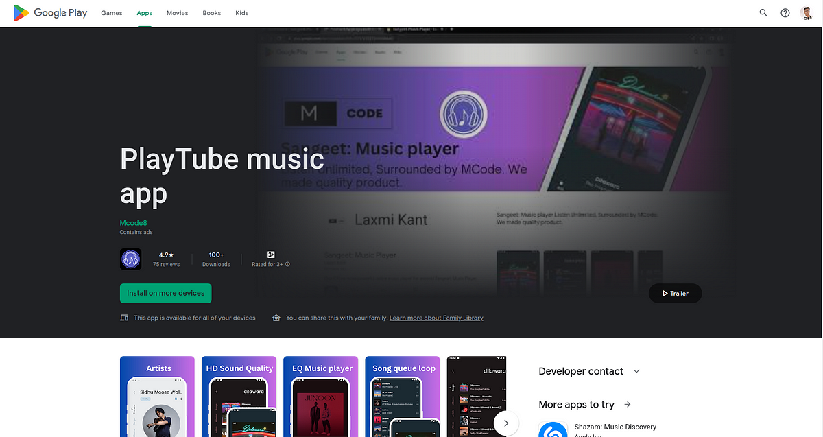 PlayTube Music App — YouTube Music Alternatives. | by Mcode App | Medium
