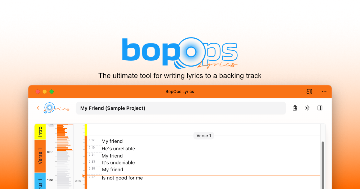 A New Tool from Me — BopOps Lyrics