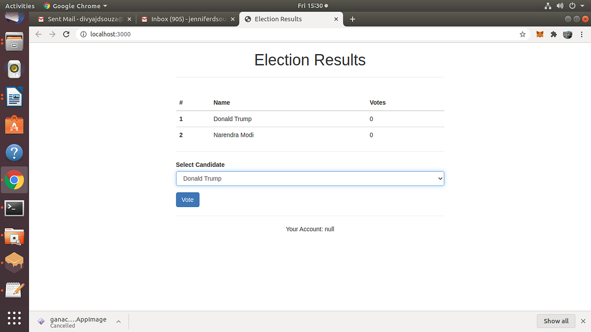 Full Stack Decentralized Voting App using Ethereum | by Divya Jennifer ...