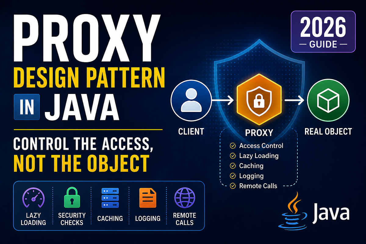 Proxy Design Pattern in Java: Control the Access, Not the Object (2026 ...