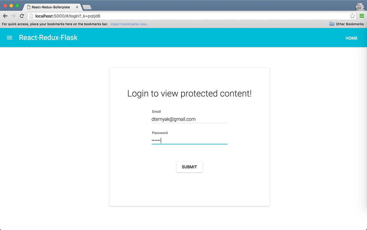 ReactReduxFlask A Modern  Application Boilerplate by Daniel