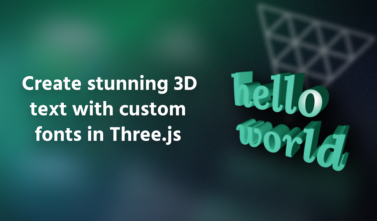 3D text 2 GIF sticker maker - Showcase - three.js forum